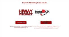 Desktop Screenshot of mailadmin.doctordata.com.br