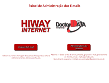 Tablet Screenshot of mailadmin.doctordata.com.br